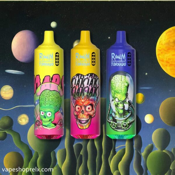 RandM-9000puffs-4.jpg RandM Tornado 9000 Puffs FUMOT 歐美爆款一次性電子煙/可充電拋棄式霧化棒
